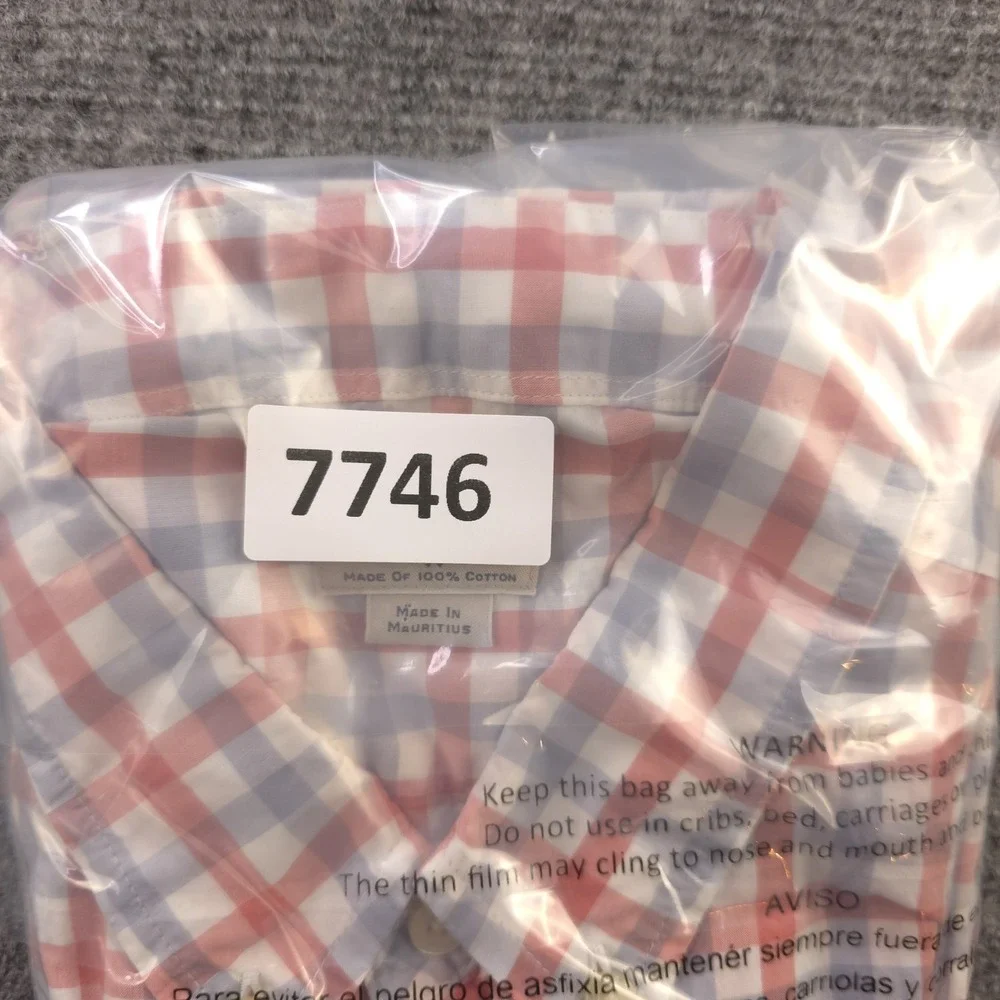 J Crew Lightweight Shirt Large Long Sleeve Button Down Multicolor Plaid‎ Cotton